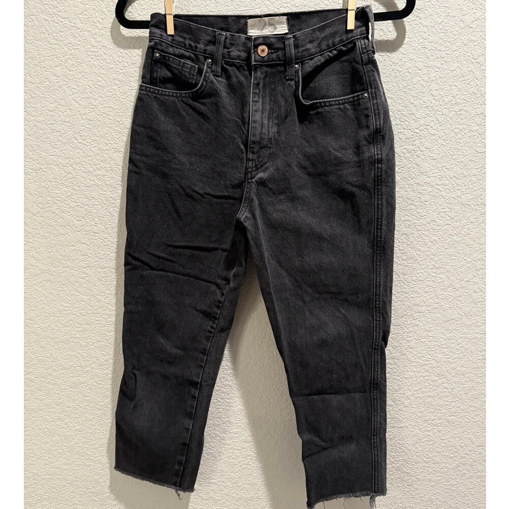We The Free Stovepipe Straight Jean in Black Denim Size 25‎